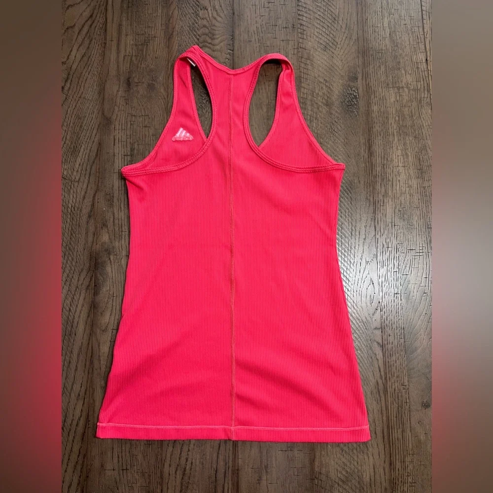 Adidas racerback athletic top shirt m medium pink - Picture 2 of 13